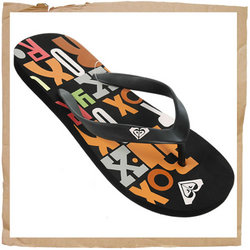 Roxy Zuma Flip Flop Black