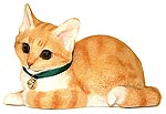 Kitten Lying - Ginger Tabby