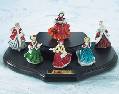 ROYAL DOULTON set of 6 miniatures with free plinth