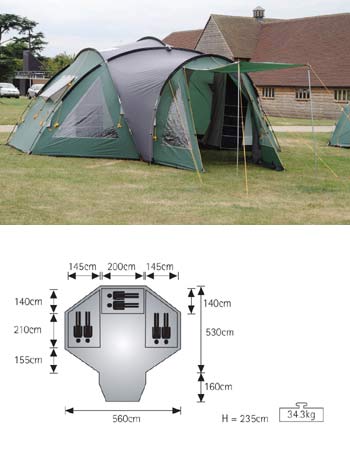 Garonne 6 Tent