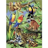 Painting By Numbers - Jungle Scene
