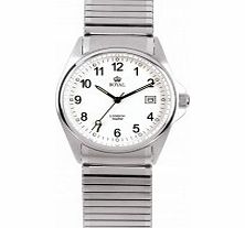 Royal London Mens Classic Silver White Watch