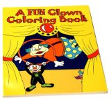 Clown 3-way Colouring Book, Great Childrens Magic Trick!