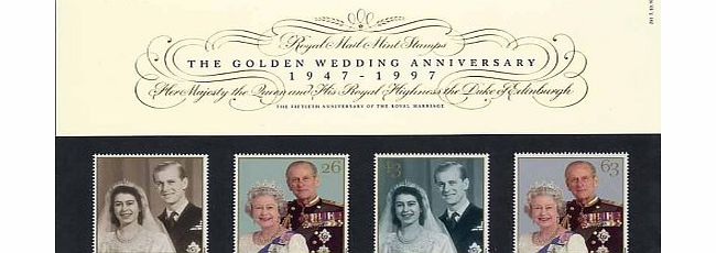 Royal Mail 1997 The Golden Wedding Anniversary Presentation Pack No. 281 - Royal Mail Stamps