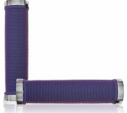 Lock On Handlebar Grips - Purple