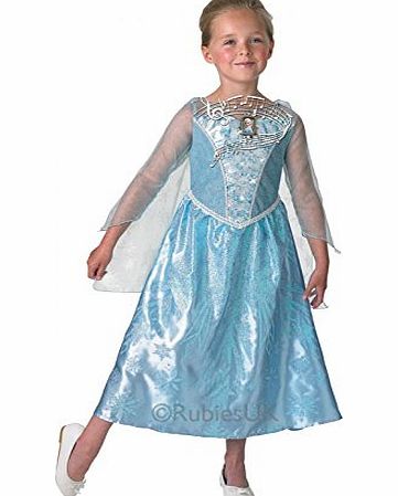 Rubies Costume Co DISNEY ~ Elsa (Musical amp; Light Up) - FROZENTM - Kids Costume 3 - 4 years