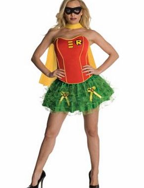 Rubies DC Justice League Robin Corset Costume - Size 6-8