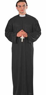 Rubies Fancy Dress Priest Costume - One Size