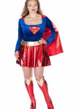 Fancy Dress Supergirl Costume - Size 12-14
