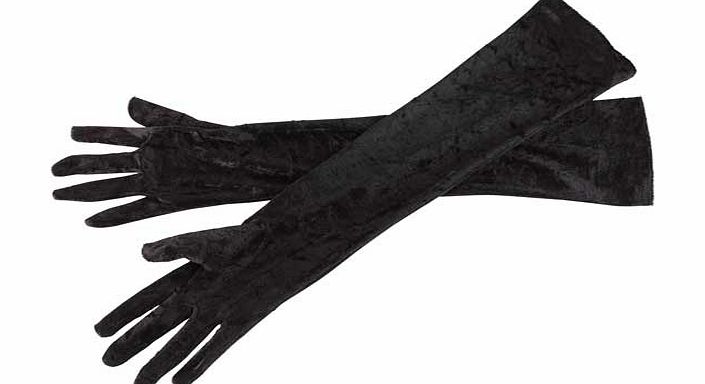 Rubies Masquerade Glove Assortment - Black. Purple or Red