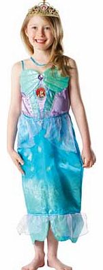 Rubies Glitter Ariel Dress Up Outfit - 3-4 Years