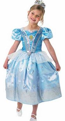 Rubies Glitter Cinderella Dress Up Outfit - 3-4