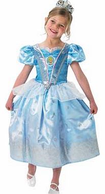 Rubies Glitter Cinderella Dress Up Outfit - 5-6