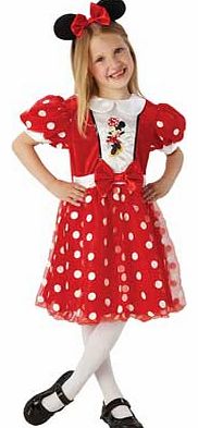 Rubies Red Minnie Mouse Glitz Dress Up Outfit -