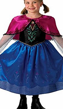 Rubies Masquerade UK Disney Frozen Deluxe Anna Costume (Small)