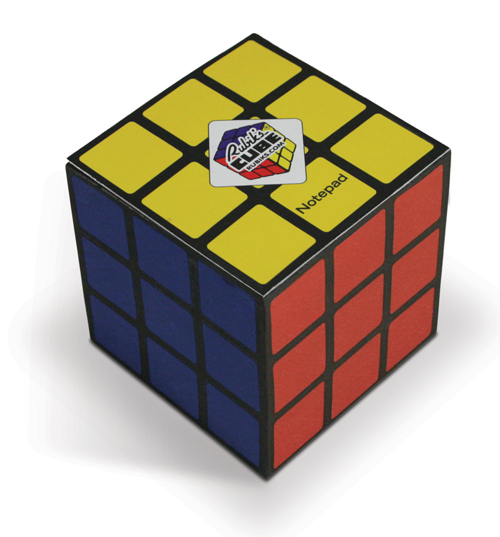 Rubiks Cube Notepad Block