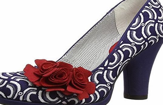 Ruby Shoo Womens Eva Court Shoes 08722 Blue 6 UK, 39 EU