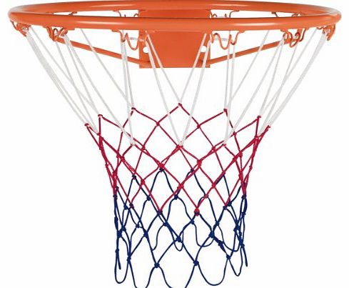 Rucanor Basketball Ring Net - Orange/White, 45cm
