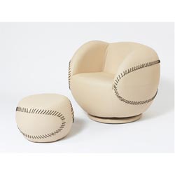 Baseball r u comfy Chair & Stool