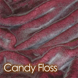 Candy Floss Faux Fur Cushion