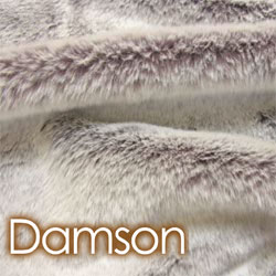 Damson Faux Fur Cushion