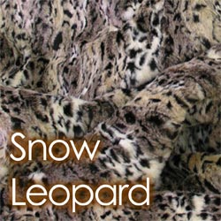 Snow Leopard FAux Fur Cushion