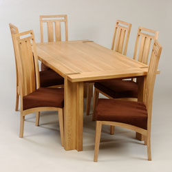 Ruddiman Nexus - Natural Light Oak Dining Table & 6 Chairs