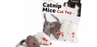 Ruff N Tumble Catnip Mice, 4 Pieces