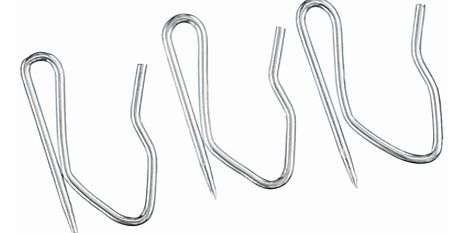 Zinc Steel Pin Hooks, Pack of 25