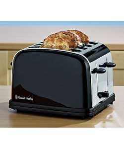 Russell Hobbs 4 Slice Black Toaster