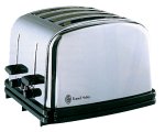 RUSSELL HOBBS Classic 4 Slice Toaster Polished S-Steel