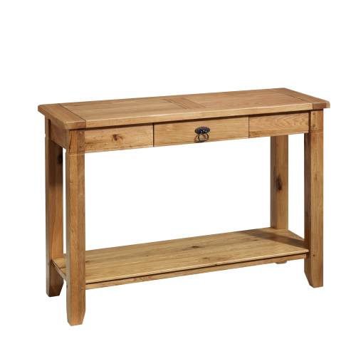 Rustic Oak Furniture Rustic Oak Console Table