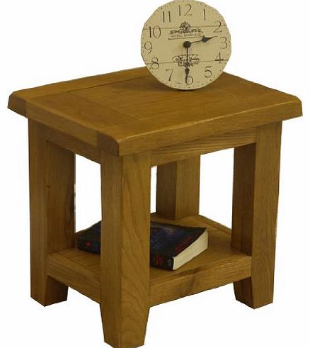 TUCAN - RUSTIC SMALL OAK LAMP TABLE / END TABLE / SIDE TABLE