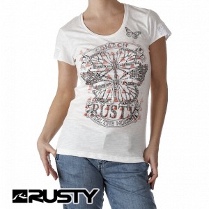T-Shirts - Rusty Ghost Rider T-Shirt - White