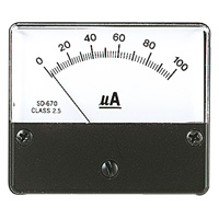 RVFM 50UA MOVING COIL PANEL METER (RC)