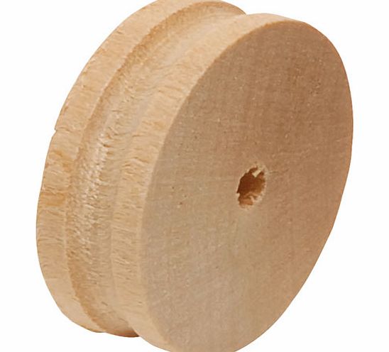 RVFM Wooden Pulleys 30mm Pack of 10 37-0415