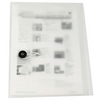 Ryman Frequency Folio A4 3 Flap Folder Clear
