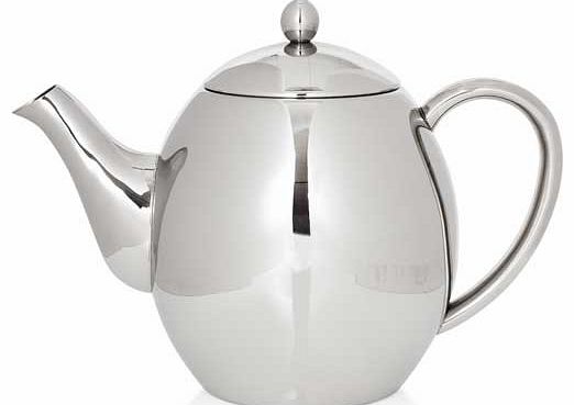 Sabichi 1200ml Double Wall Stainless Steel Teapot