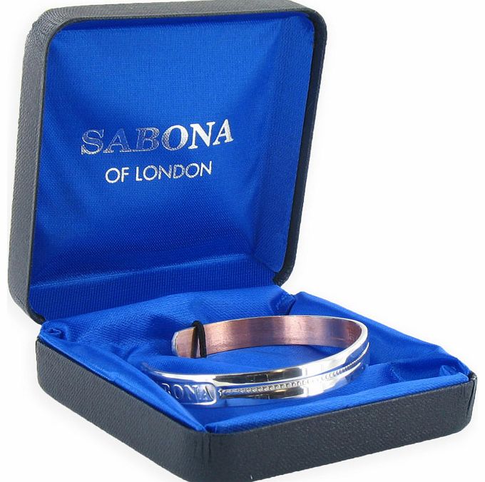 Sabona Windsor Silver Plated Copper Bracelet