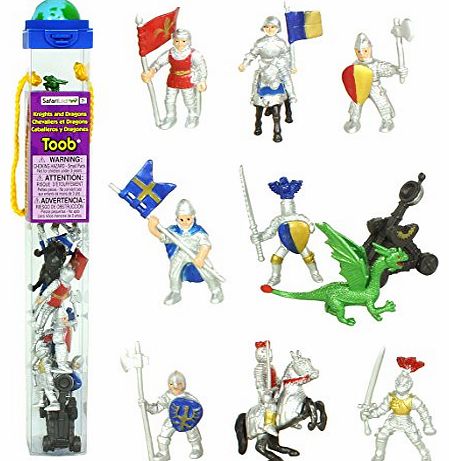 Toobs Knights and Dragons Miniature Replica Set
