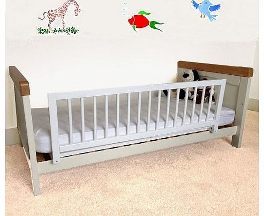 Bed Guard Wooden White