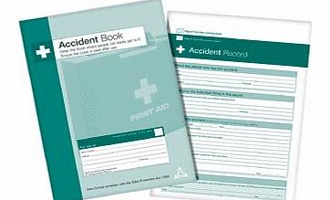 New , Safety First-Aid Accident Book Data Protection Compliant Required by Law Ref Q3200