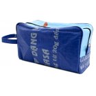 Saffron Winds Recycled Wash Bag - Blue