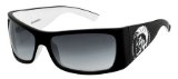 Diesel DS 0093 Sunglasses OIL(7Z) NERO BIANC (GREY SF) 64/16 Extra Large
