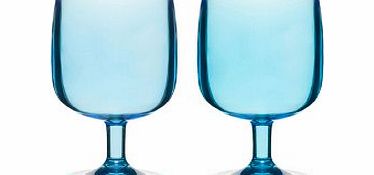 Sagaform Happy Days Glasses Blue Set of 2