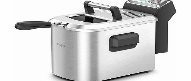 Sage by Heston Blumenthal the Smart Deep Fryer, 4 Litre Oil Capacity, Brushed Metal Finish, 2200 Watt