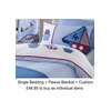 boat single duvet cover, cushion and