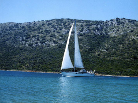 Sailing holiday in the Aegean Sea