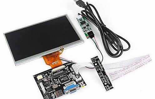 SainSmart 7 Inch TFT Touch Screen LCD Monitor For Raspberry Pi   Driver Board HDMI VGA 2AV