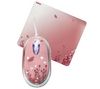 Pink Butterfly Mouse and Pad Set
